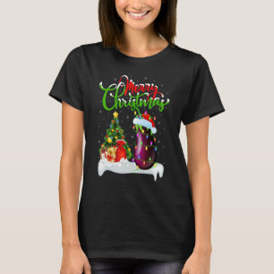 ナス Xmas 飾り サンタ なす クリスマス Tシャツ