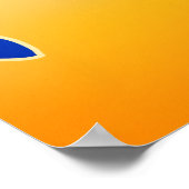 ナセル湖エジプトとスーダンの地図 ポスター (角)