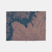 ナセル湖 フリースブランケット (正面(横))