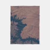 ナセル湖 フリースブランケット (正面)