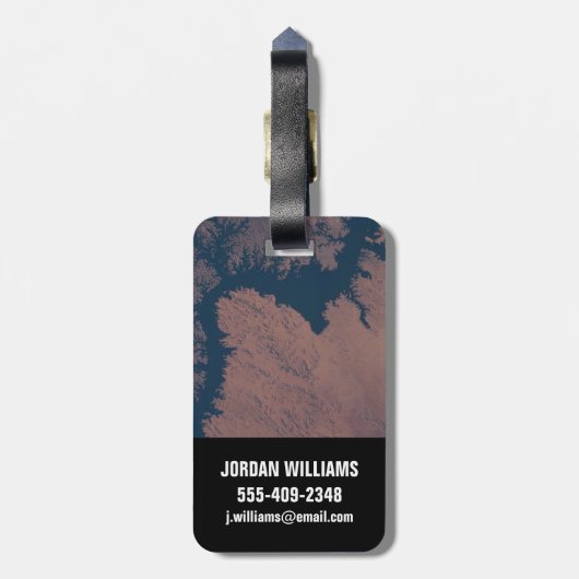 ナセル湖 ラゲッジタグ (裏面縦)