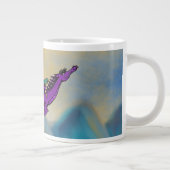 ナタとミーカが飛行機に乗る ジャンボコーヒーマグカップ (右)