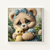 ナタシャ・ウス作 テディベアとひよこ ノートブック (裏面)