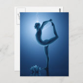 ナタラジャサナ – ヨガシリーズ ポストカード (正面/裏面)