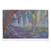 ナタリー·シュミロ@ MSHOPEARTの夜の水辺 枕カバー (正面)