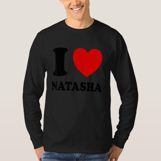 ナターシャが大好き Tシャツ (正面)
