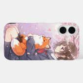 ナターシャさん制服の少女 Case-Mate iPhoneケース (裏面 (横))