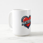 ナターシャを愛して コーヒーマグカップ (正面左)