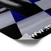 ナターシャゴシックピンクのタトゥーエンジェルのポスター ポスター (角)