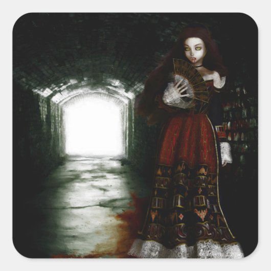 ナターシャステッカー スクエアシール (正面)