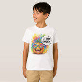 ナターシャ・アズによる爆発パンプキン Tシャツ (正面フル)