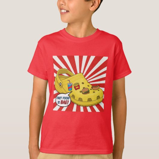 ナターシャ・アズによる Fast Food My Love Tシャツ (正面)