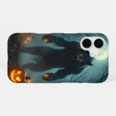 ナターシャ・ウス作「満月」 iPhone 16ケース (裏面横)