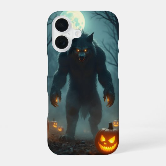 ナターシャ・ウス作「満月」 iPhone 16ケース (裏面)