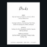 ナターシャ ブラック ドリンク メニュー ラスティック ウェディング サイン<br><div class="desc">このエレガントなドリンク ウェディング サインは、ゲストにバー メニューを知らせるためのおしゃれなアイテムです。ラスティックなブラックの手書きカリグラフィーと清潔なタイポグラフィーが特徴で、モダンでミニマルな印象を与えます。当社のスタイリッシュなナターシャ ウェディング コレクションに合わせてデザインされています。このコレクションの他のアイテムもぜひご覧いただき、ウェディング デーの洗練された統一感のある装飾にお役立ていただければ幸いです。アイテムのカスタマイズや追加のマッチング製品の作成が必要な場合、またはご質問がある場合は、admin@albamarie.com までお気軽にお問い合わせください。お手伝いさせていただきます!</div>