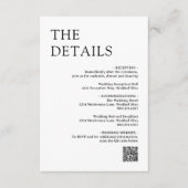 ナターシャ・モノグラモダンム結婚ズ エンクロージャーカード (正面)