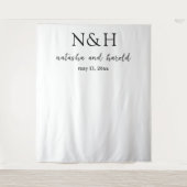 ナターシャ・モノグラモダンム結婚ズ タペストリー (正面)