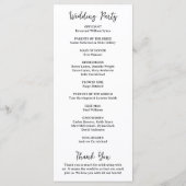 ナターシャ・モノグラモダンム結婚ズ プログラム (裏面)