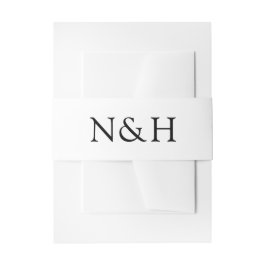 ナターシャ・モノグラモダンム結婚ズ 招待状ベリーバンド