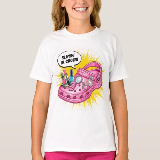 ナターシャ・ユスによるクロックスでも美しい Tシャツ (正面)