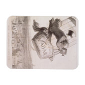 ナダル(1820-1910)写真をヘイに昇華 マグネット (横)