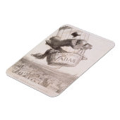 ナダル(1820-1910)写真をヘイに昇華 マグネット (左側)