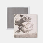 ナダル(1820-1910)写真をヘイに昇華 マグネット (正面/裏面)