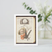 ナダール（1820-1910）「ラ・リュンヌ」表紙 ポストカード (スタンド正面)