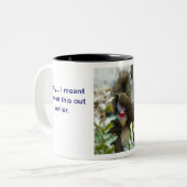 ナダ猿#92 ツートーンマグカップ (正面左)