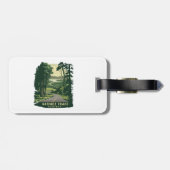 ナチェストレースパークウェイミシシッピ森林 ラゲッジタグ (裏面横)