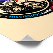 ナチェズトレースパークウェイ国立風光明媚バイウェイ ポスター (角)