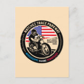 ナチェズトレースパークウェイ国立風光明媚バイウェイ ポストカード (正面)