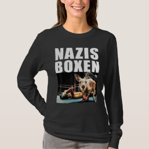 ナチスボクシングのデモは権利と暴力に対して Tシャツ