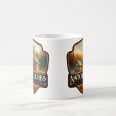 ナチタシュ ルイジアナ州 | ビンテージ コーヒーマグカップ (中央)