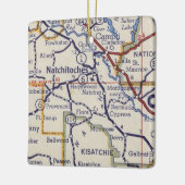 ナチトチェスLAヴィンテージの地図 セラミックオーナメント (左)