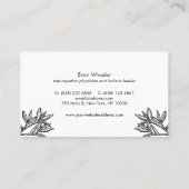 ナチュウロパシー医師モルタルと杵 名刺 (裏面)