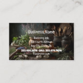 ナチュウロパスハーバリストのヒーラーホリスティック医学 名刺 (正面)