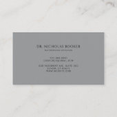 ナチュウロパチックドクターモルタルペスルブラック 名刺 (裏面)