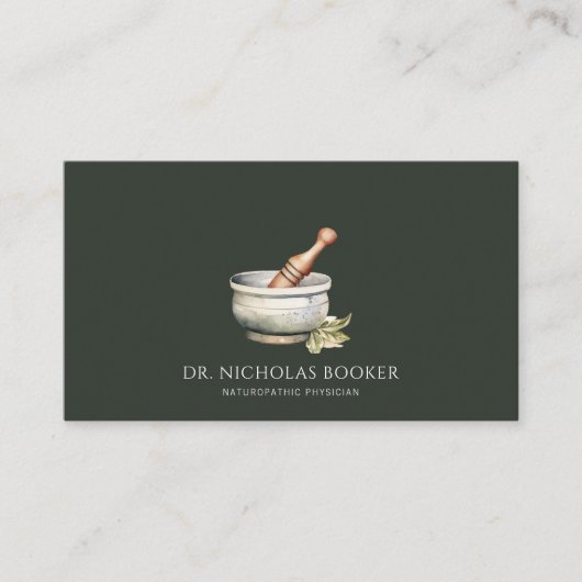 ナチュウロパチックドクターモルタルペスルブラック 名刺 (正面)