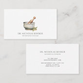 ナチュウロパチックドクターモルタル杵 名刺 (正面/裏面)