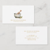 ナチュウロパチックドクターモルタル杵 名刺 (正面/裏面)