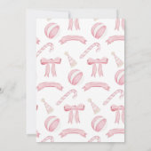 ナチュクラッカー冬の感謝カード 招待状 (裏面)