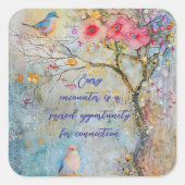 ナチュラルつながりシール スクエアシール (正面)