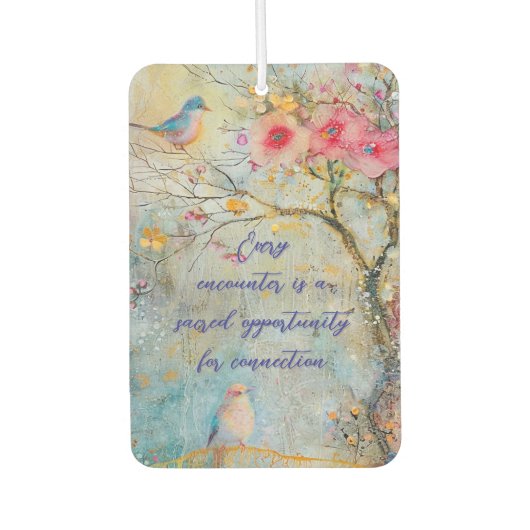 ナチュラルつながり空気清浄機 カーエアーフレッシュナー (正面)