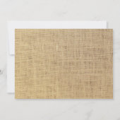 ナチュラルなひまわりとメイソンジャー バルーン ブライダルシャワー 招待状 (裏面)