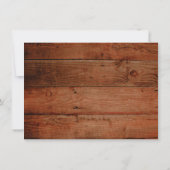 ナチュラルなひまわり ウェディングシャワー 招待状カード 招待状 (裏面)