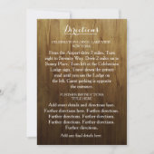 ナチュラルなイルミネーション ウェディング案内カード 招待状 (正面)