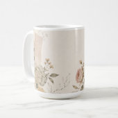 ナチュラルなガーデンウェディングの招待状 コーヒーマグカップ (正面左)