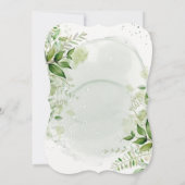 ナチュラルなグリーン あなたは私のブライズメイドになってくれる？ 招待状 (裏面)