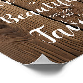 ナチュラルなストリングライト すべてのラブストーリーは..ウェディング ポスター (角)